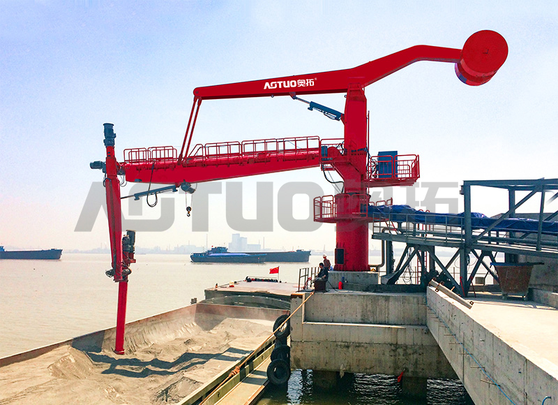 600-15000 DWT 100-500t/h Schiffsentlader mit fester Schraube