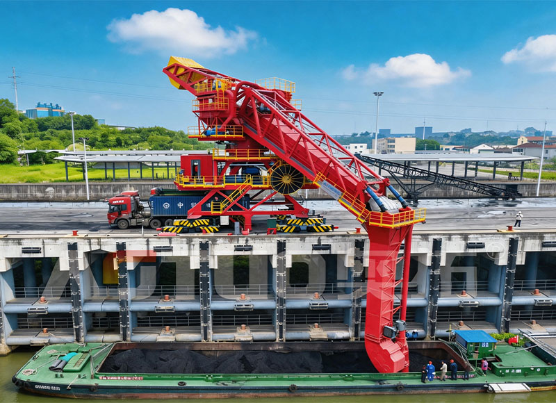 Typ ATSL-T Reifenbetriebener, umweltfreundlicher Multimaterial-Schiffsentlader